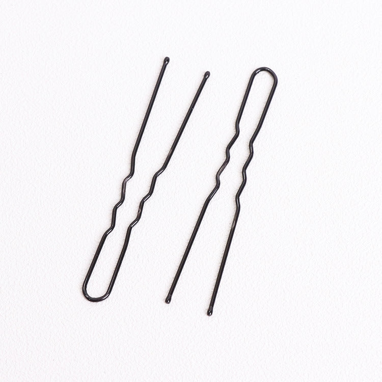 Wholesale Alloy Hairpin Black U-shaped Hair Clip